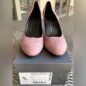 ECCO Suede Heels, Size US 7-7.5, EU 38, NEW!